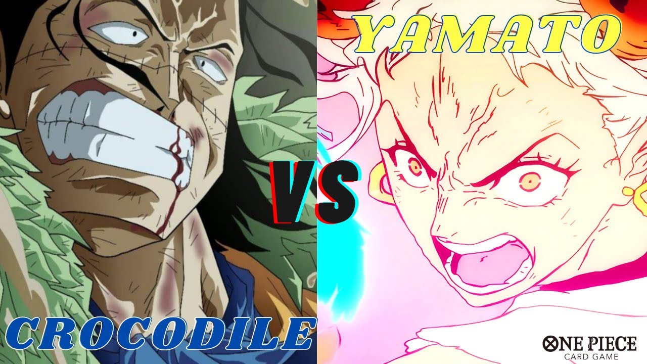 YAMATO vs CROCODILE - GAMEPLAY OP03 / One Piece Card Game