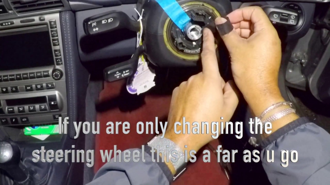 PORSCHE 997 MULTIFUNCTION STEERING WHEEL UPGRADE PART 1