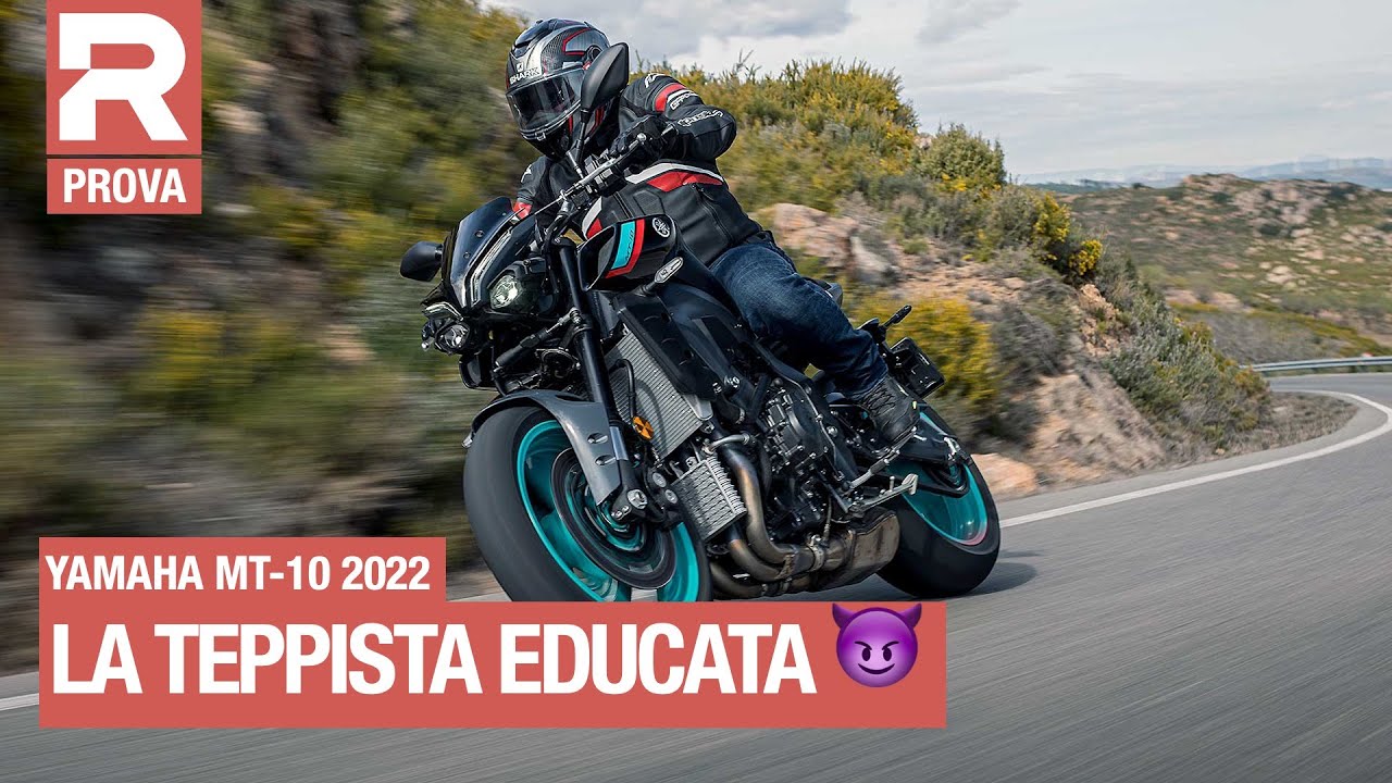 YAMAHA MT-10 2022 - PROVA - In sella alla maxi naked Yamaha che sfida le europee