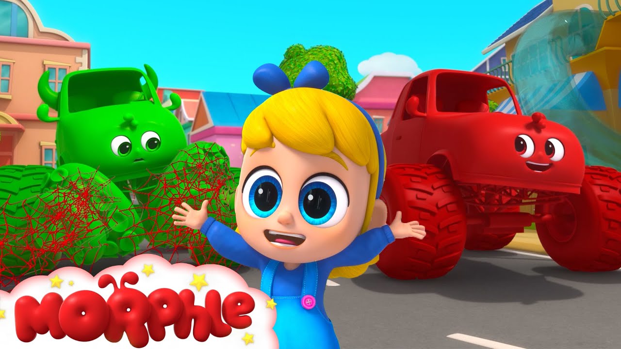 Monster Truck Madness | Morphle Vehicles | @MorphleTV | Mila and Morphle | Kids Cartoons