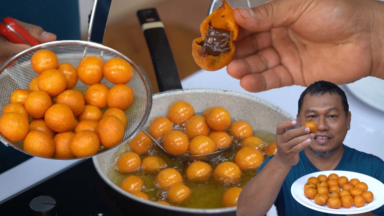Tips bikin ubi kopong bomboloni modal murah jual untung banyak