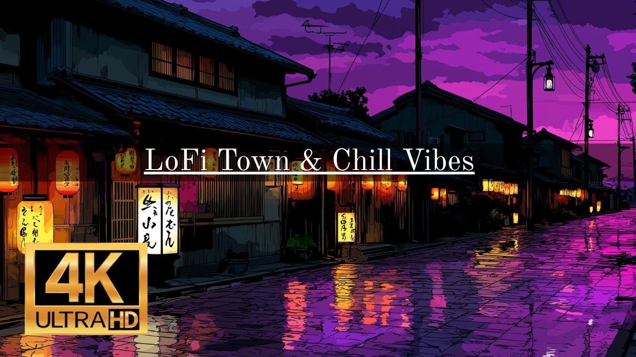 Sunset in LoFi Town – 4K Chill Beats That Feel Like Mental Melting Into Golden Hour 🌇🎧🛋️