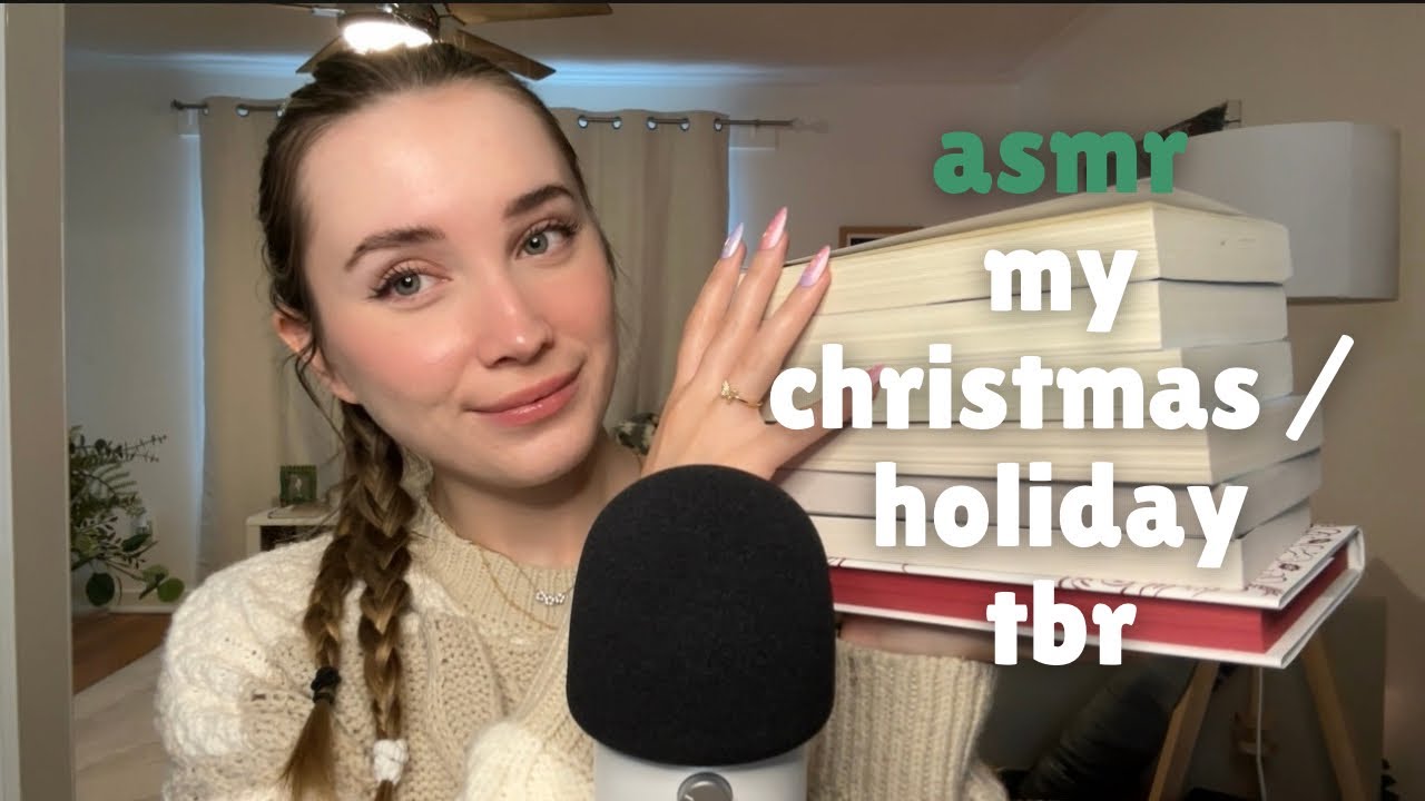 ASMR 🎄 Мои рождественские / праздничные новости 📚 (книги, которые я хочу прочитать)