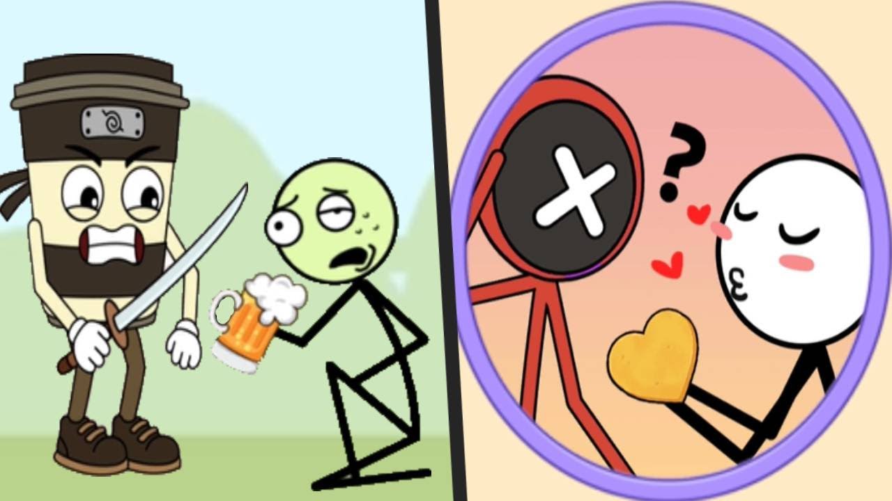 GRAB EM NOW vs TIDY UP! - All Levels Satisfying STICKMAN Mobile Gameplay (Android/ios)