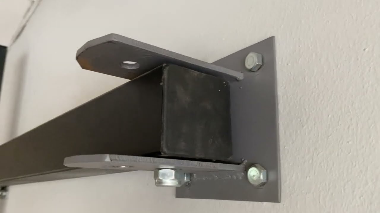 DIY Folding Squat Rack - Hinges & J-Hooks