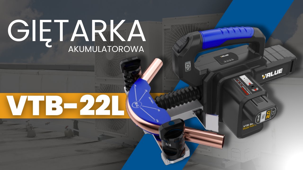 Giętarka elektryczna  - VALUE VTB-22L - Zobacz co ona potrafi !