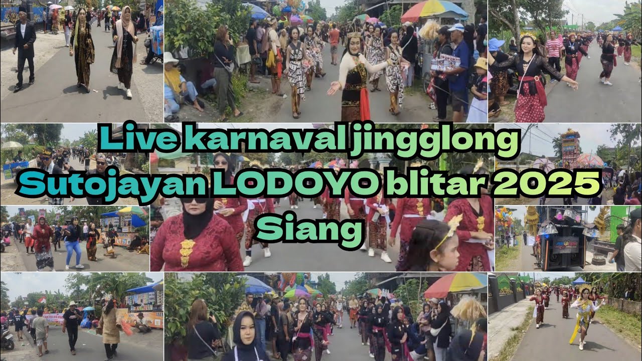 live karnaval jingglong sutojayan Blitar 2025
