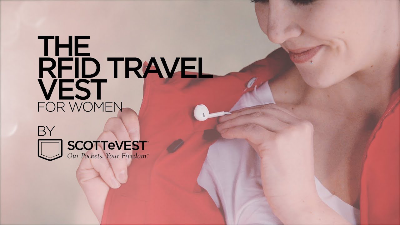 The Most Sought-After SCOTTeVEST: RFID Travel Vest for Women