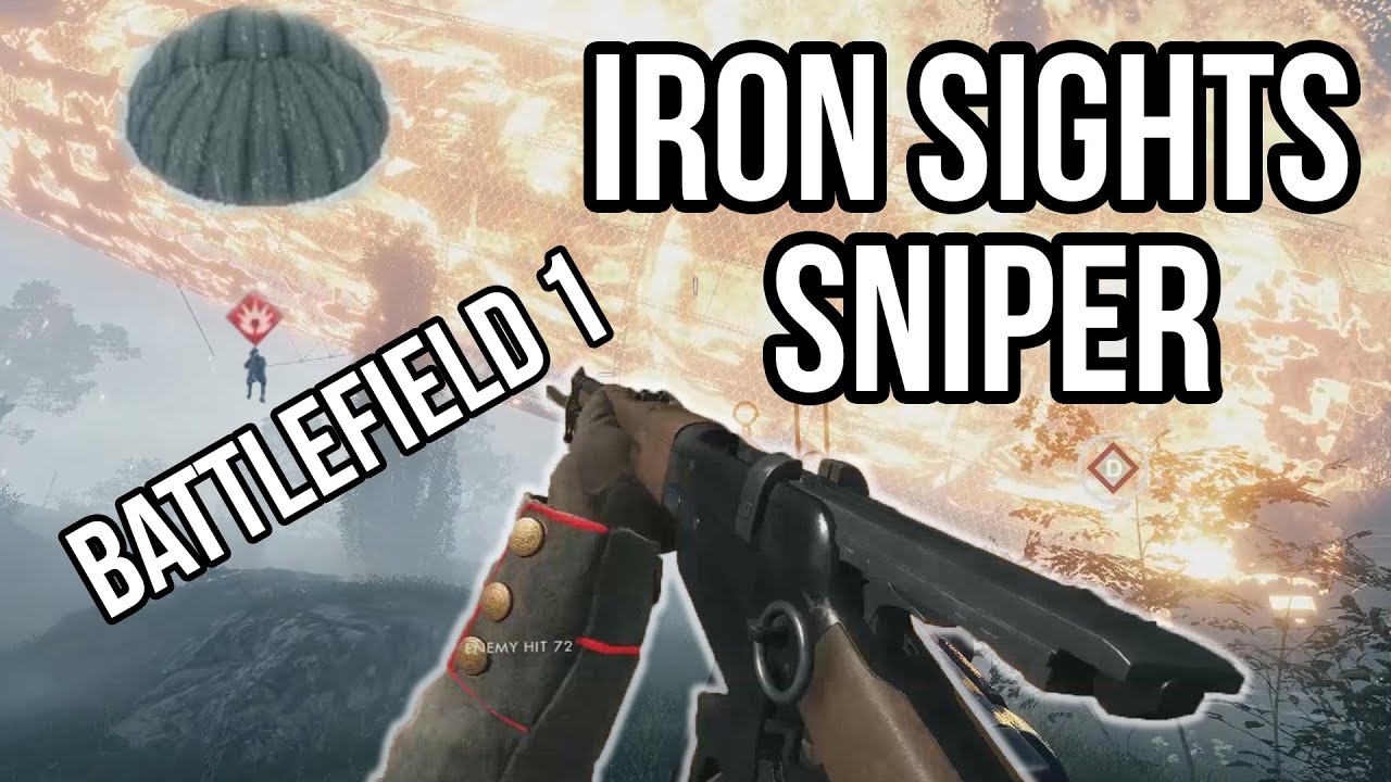 BATTLEFIELD 1 IRON SIGHTS SNIPING SPREES! | BF1 Alpha