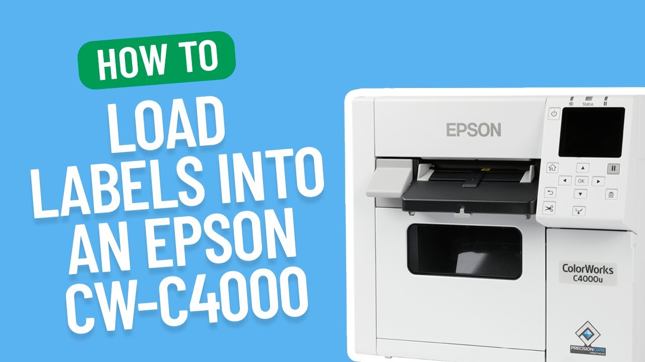 How to Load Labels into an Epson ColorWorks C4000 (INTERNALLY & EXTERNALLY) | Smith Corona Labels