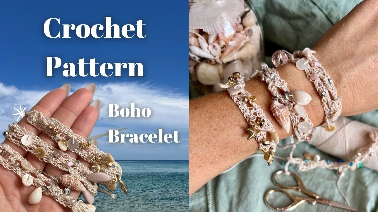 Boho Crochet Bracelet Tutorial