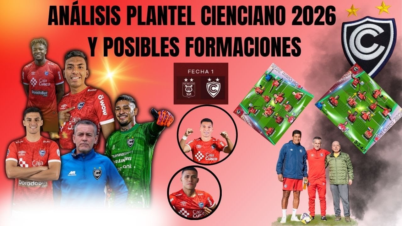 💥Cienciano 2026 , analizamos los refuerzos y posibles Alineaciones💥