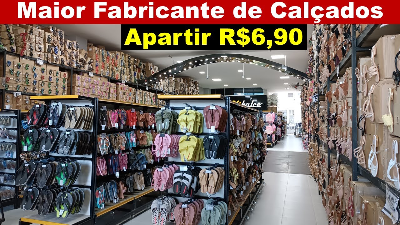 MOSTREI ONDE COMPRAR CALÇADOS DIRETO DA FÁBRICA DE SANTA CRUZ DO CAPIBARIBE PE APARTIR R$6,90