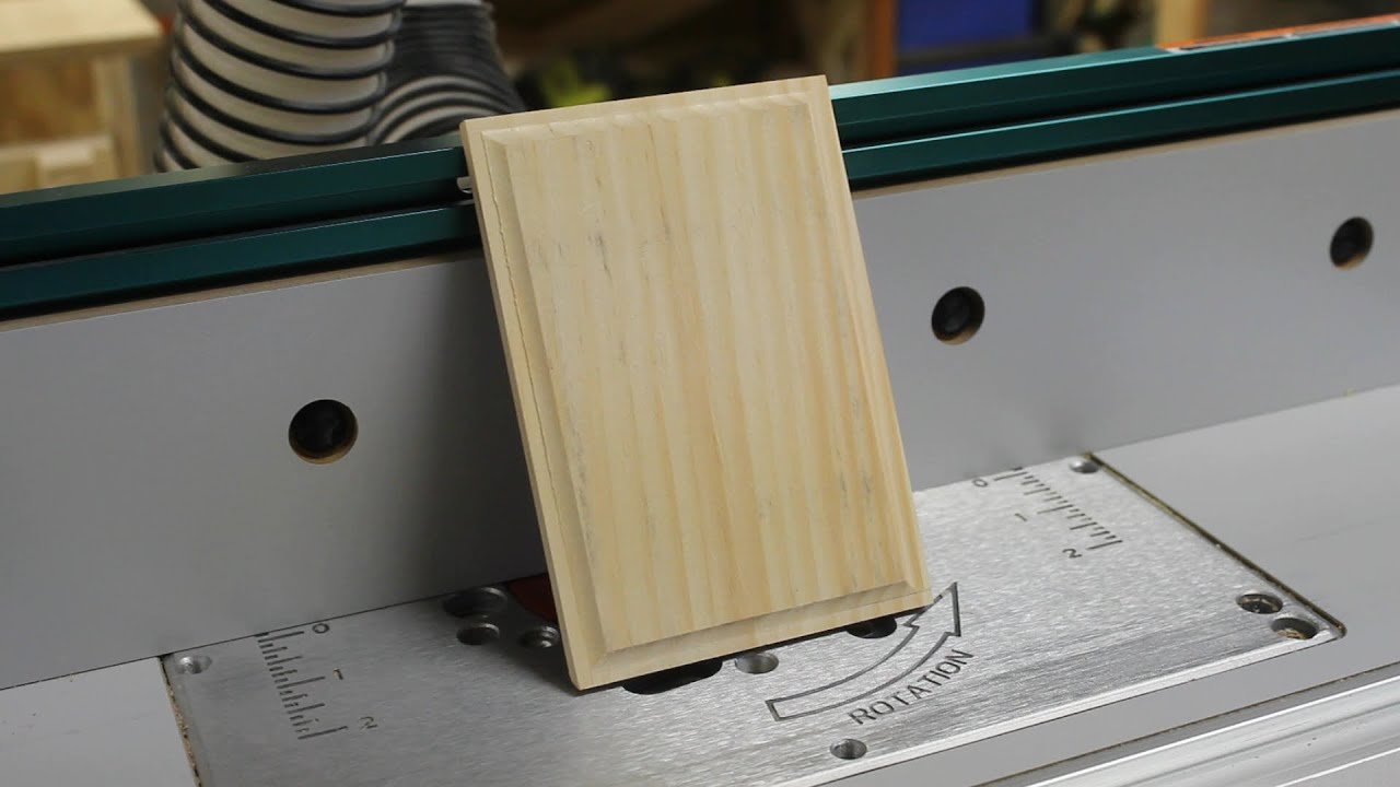 Use a Router Table to Safely Make Small Raised Panels