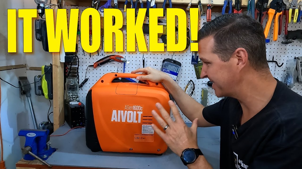 Бесшумный инверторный генератор AIVolt мощностью 1600 Вт: распаковка, настройка и лайфхак для эле...
