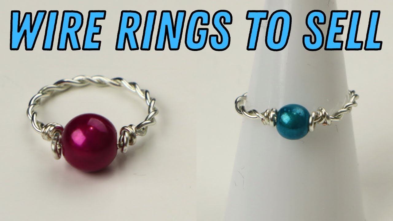 Easy Twisted Wire Rings to Make & Sell Tutorial Beginner DIY Rings