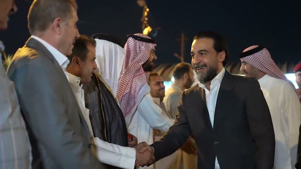 لقاء مع عدد من أبناء قضاء حديثة في مقر عضو مجلس محافظة الأنبار شهاب أحمد ساير