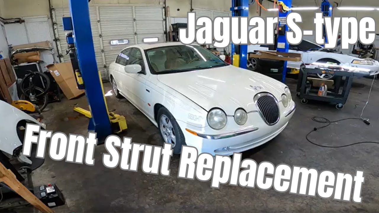 Замена передних стоек Jaguar S-type 2000 года