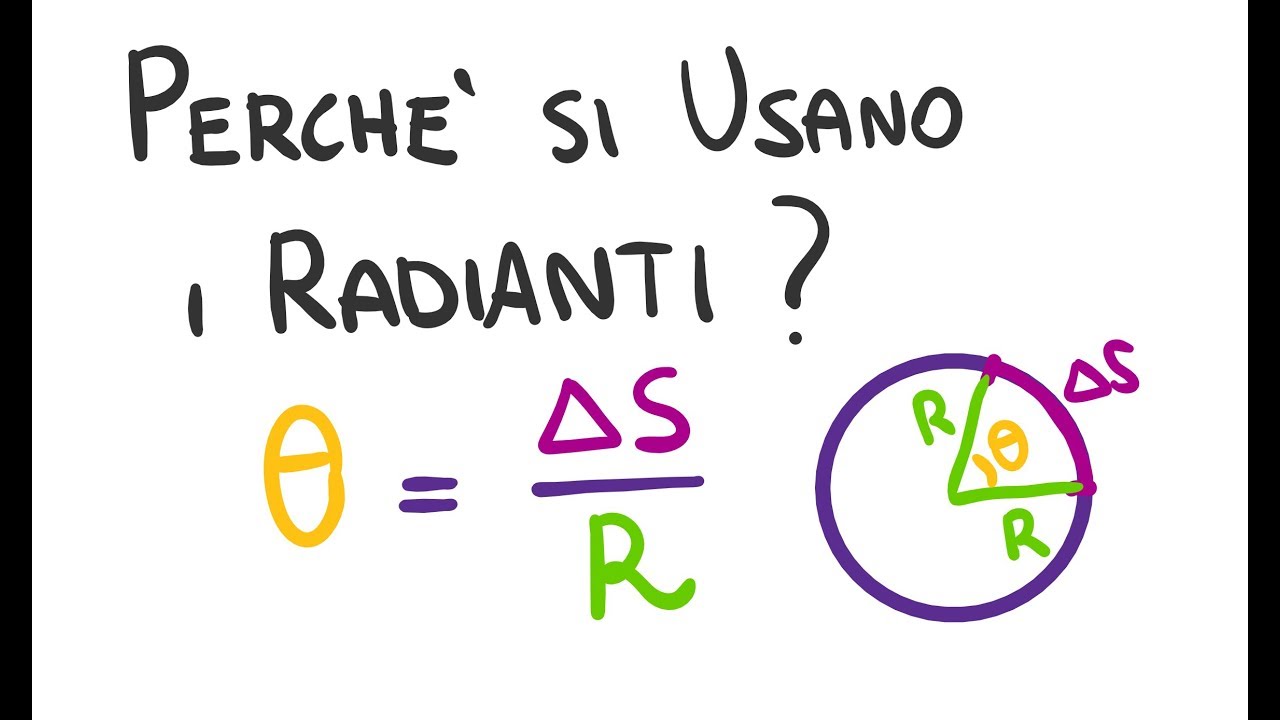 I Radianti : perchè devo usarli al posto dei gradi?