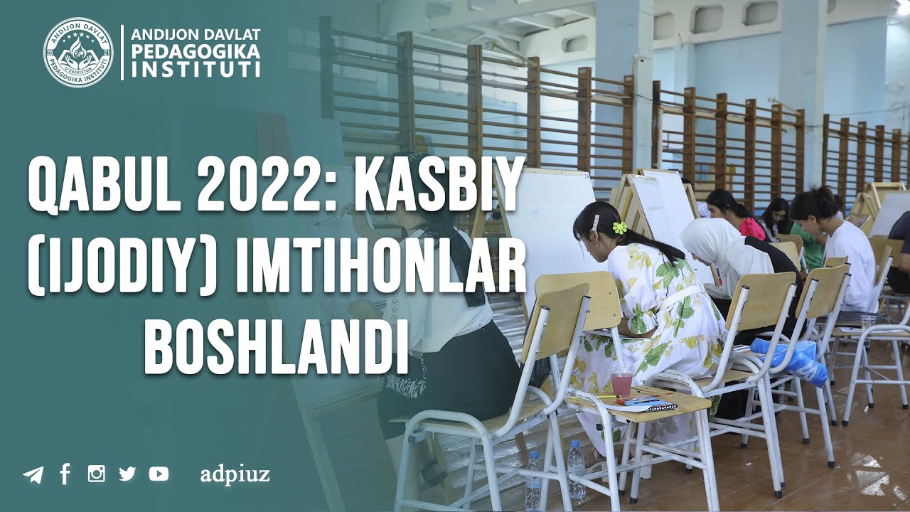 JARAYON | QABUL 2022: KASBIY (IJODIY) IMTIHONLAR BOSHLANDI
