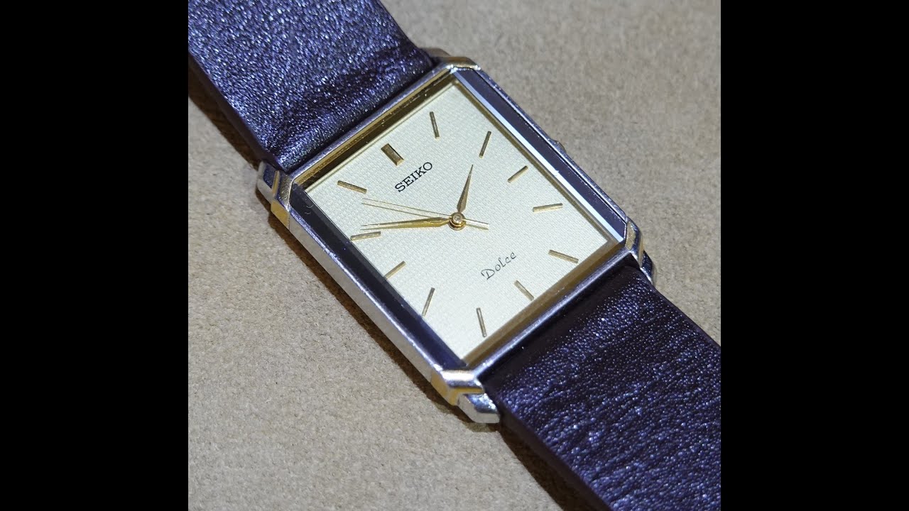 Мужские винтажные часы Seiko Dolce Tank 1989 года — предшественник механизма Spring Drive? Модель...