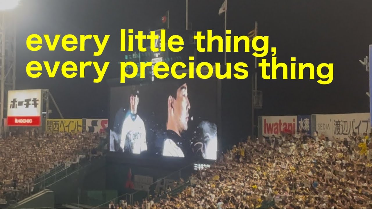 2025.9.7 阪神タイガース優勝試合　岩崎登場曲　every little thing, every precious thing /LINDBERG