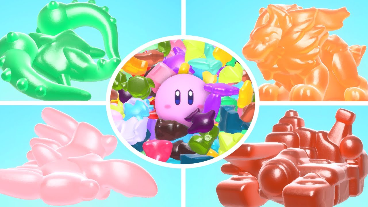Kirby Air Riders – All Gummy Machines (Full Gummies Collection)