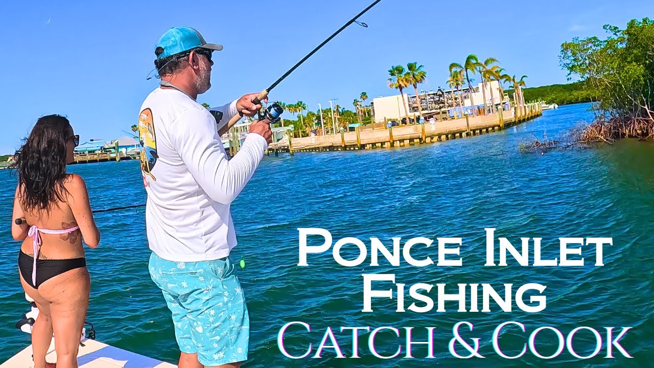Another fun fishing date  Flounder Catch and Cook  Ponce Inlet Florida Nearshore