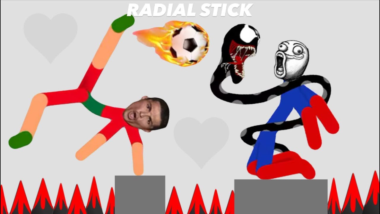 Best Falls | Stickman Dismounting compilation of funny moments RADIAL STICK #701