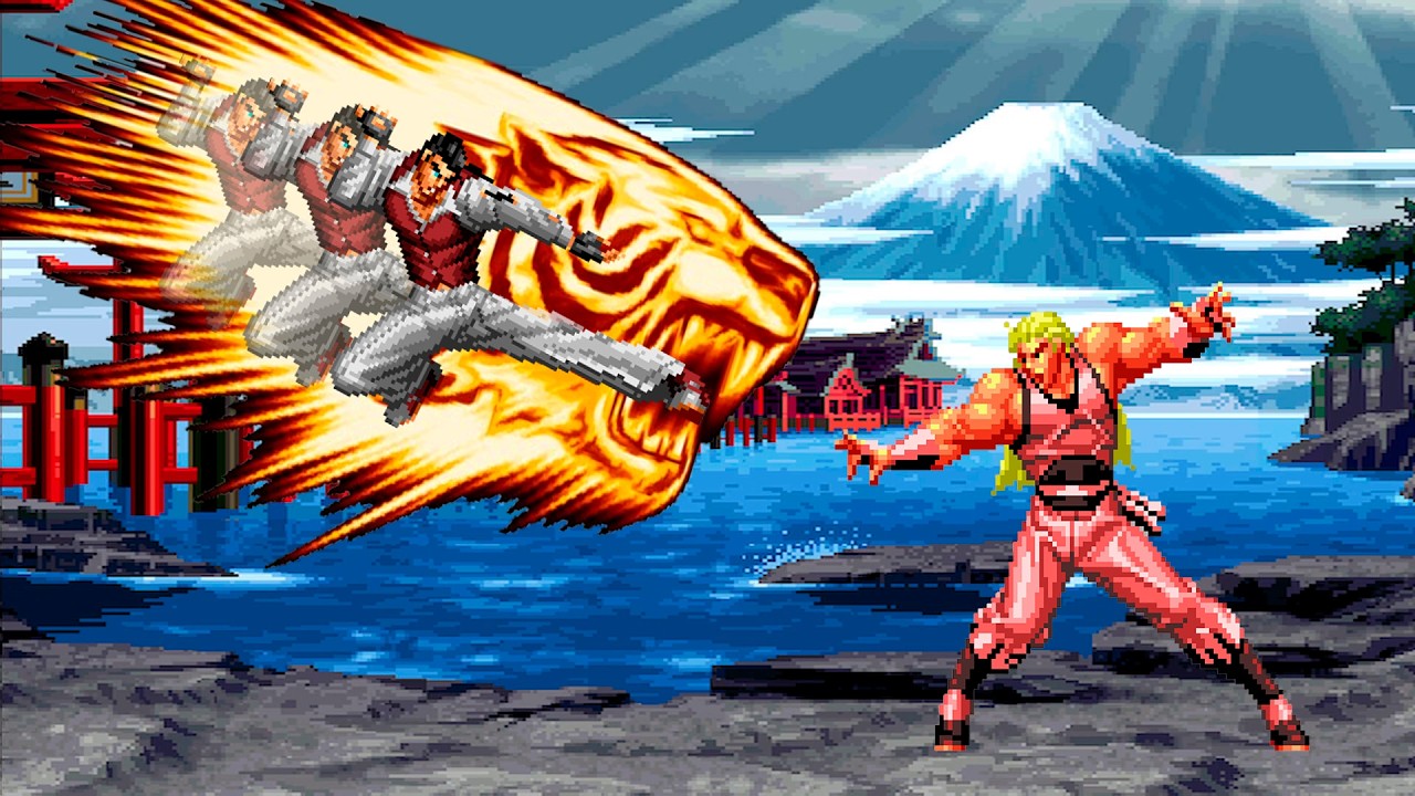 [KOF Mugen] Команда Роберта Гарсии против команды Энди Богарда