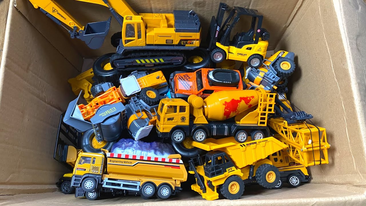 KABOLITE K350-200 DIGGER, MEGA RC TRUCKS, RC TRACTORS, RC MACHINES COLLECTION!!EXCAVATOR LESU ET30H