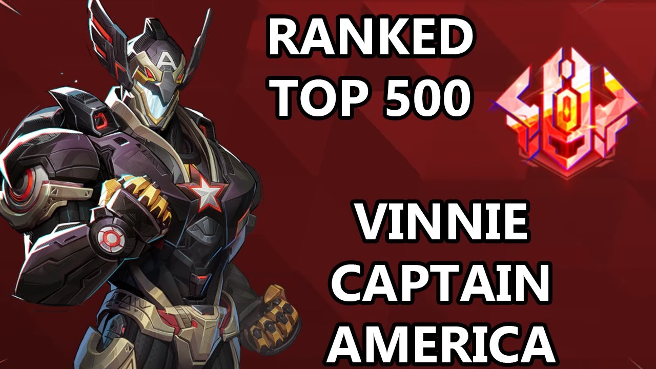 Vìnnie Captain America (Hell's Heaven) Ranked TOP 500 | Marvel Rivals POV