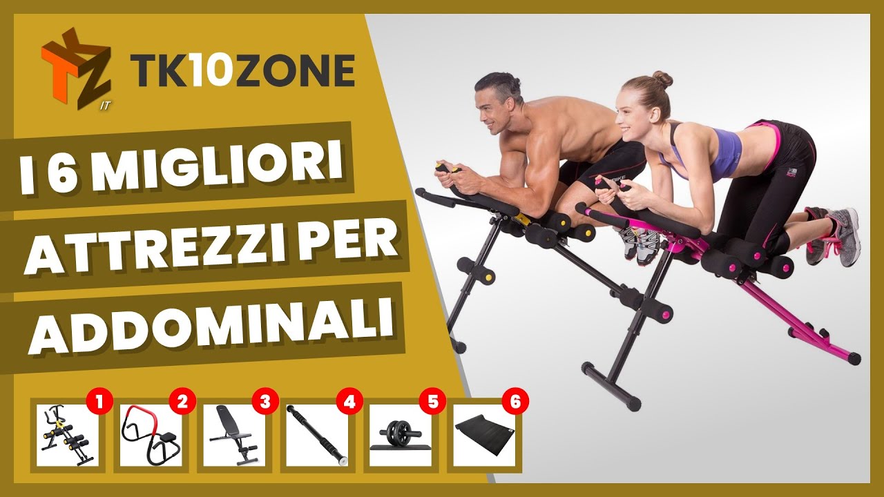 I 6 migliori attrezzi per fare gli addominali a casa