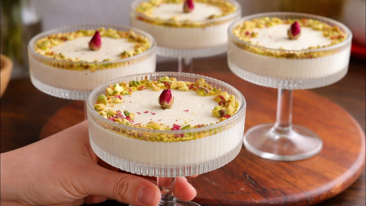 Восточный десерт за 10 минут: невероятно сливочный и ароматный мухалаби!