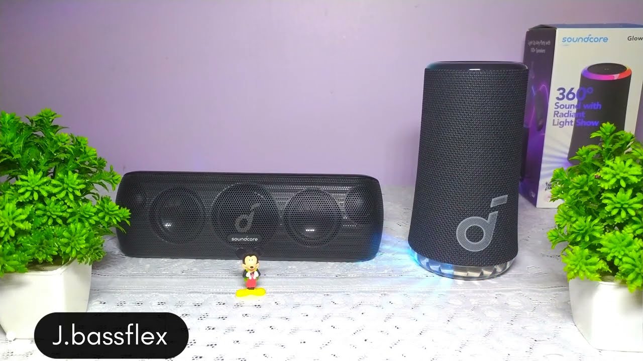 Anker Soundcore Glow vs Soundcore motion plus| Sound Test| Best Bluetooth speakers under 10000🔥🔥