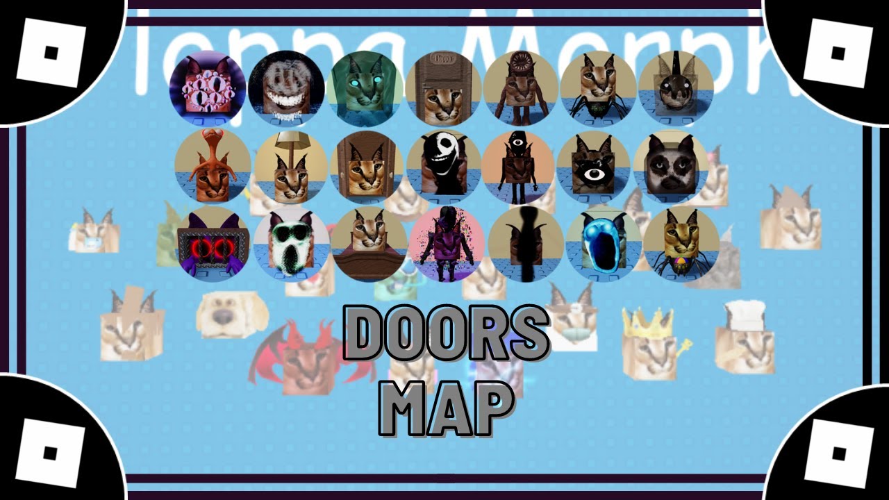 How to get all floppas in doors map in find the floppa morphs roblox