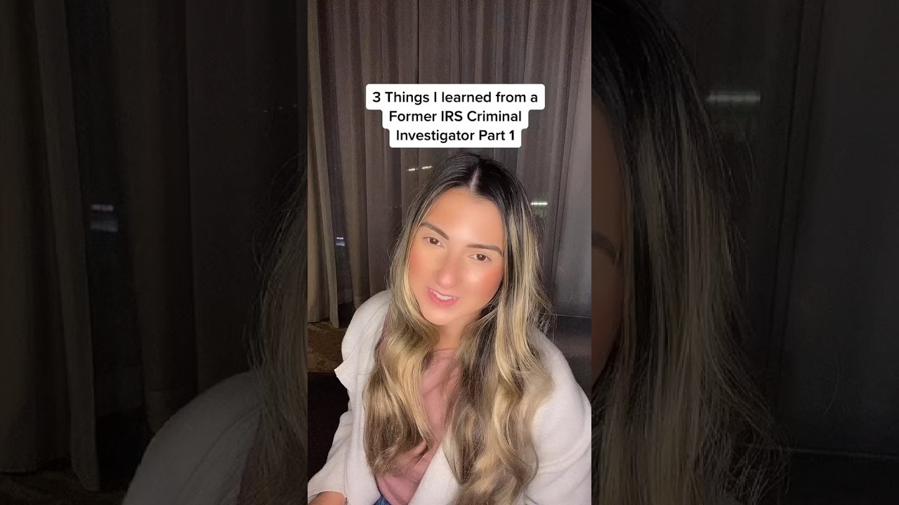 Things I Learned 🍎 From an IRS Criminal 🕵🏼‍♂️ Investigator