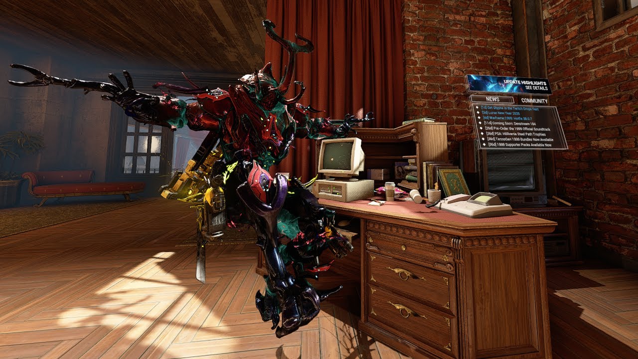 Warframe gameplay. Descend.