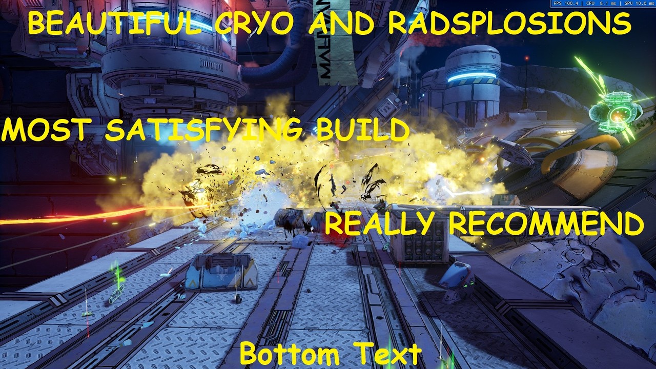 Borderlands 3 | Улучшенная сборка Амары с криосилой (криовзрывы, радиационные взрывы и урон от го...