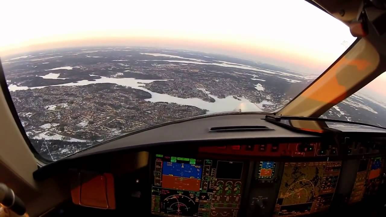 Falcon 7X LSZH ESSB Zurich Stockholm  HD
