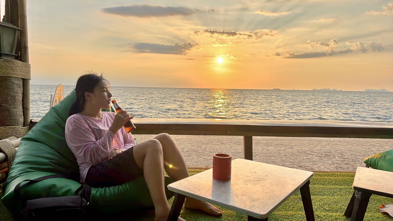 环球旅行兰塔小众海岛，入住80一晚的独栋小木屋，看日落吹海风