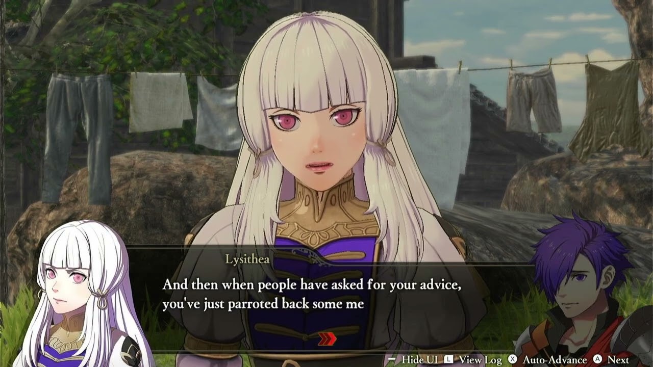 Shez & Lysithea A Support - Fire Emblem Warriors: Three Hopes