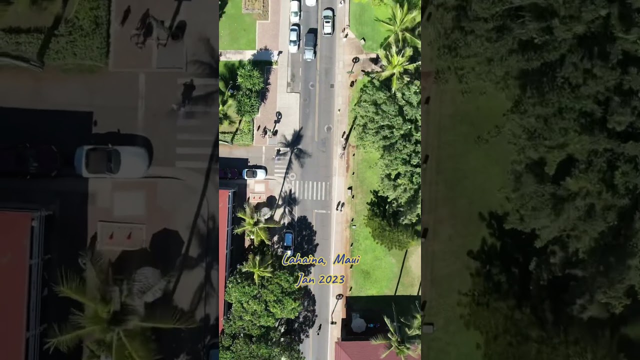 BEFORE And AFTER: Lahaina, Maui Wildfire #maui #lahaina #mauiwildfire