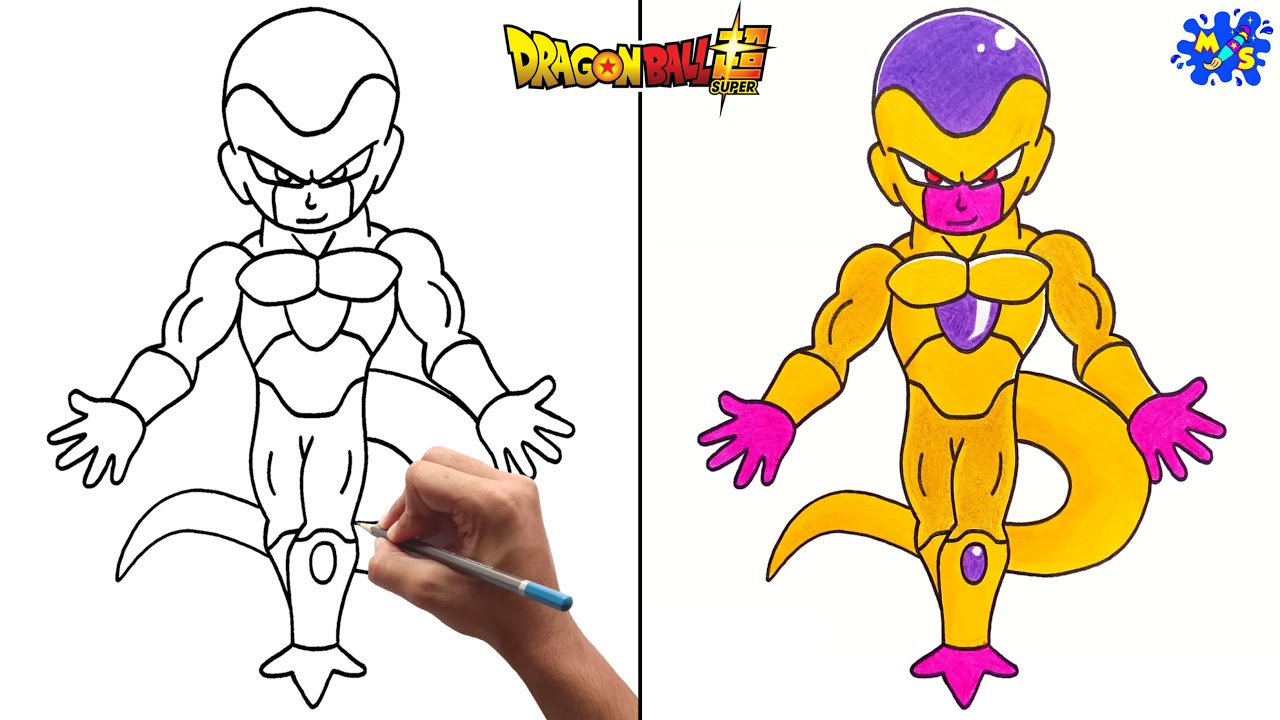 Frieza drawing || How to draw Golden Frieza from Dragon ball Super