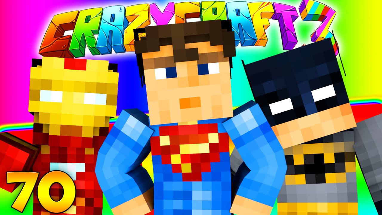 Minecraft CRAZY CRAFT 3.0 - SUPER HERO MAKER MOD #70 | JeromeASF