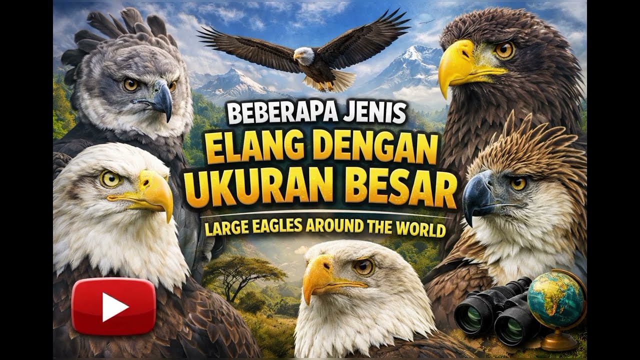 Beberapa Jenis Elang Dengan Ukuran Besar atau Large Eagles Around the World