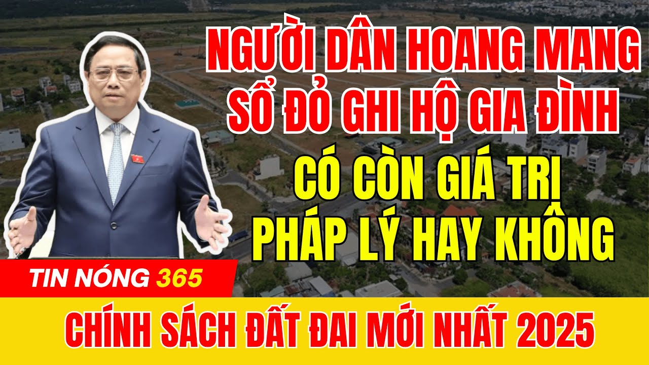 TIN TỨC NÓNG: Sổ Đỏ Ghi Hộ Gia Đình Còn Được Công Nhận Hay Phải Đổi Mới? | tin tức #tintuc