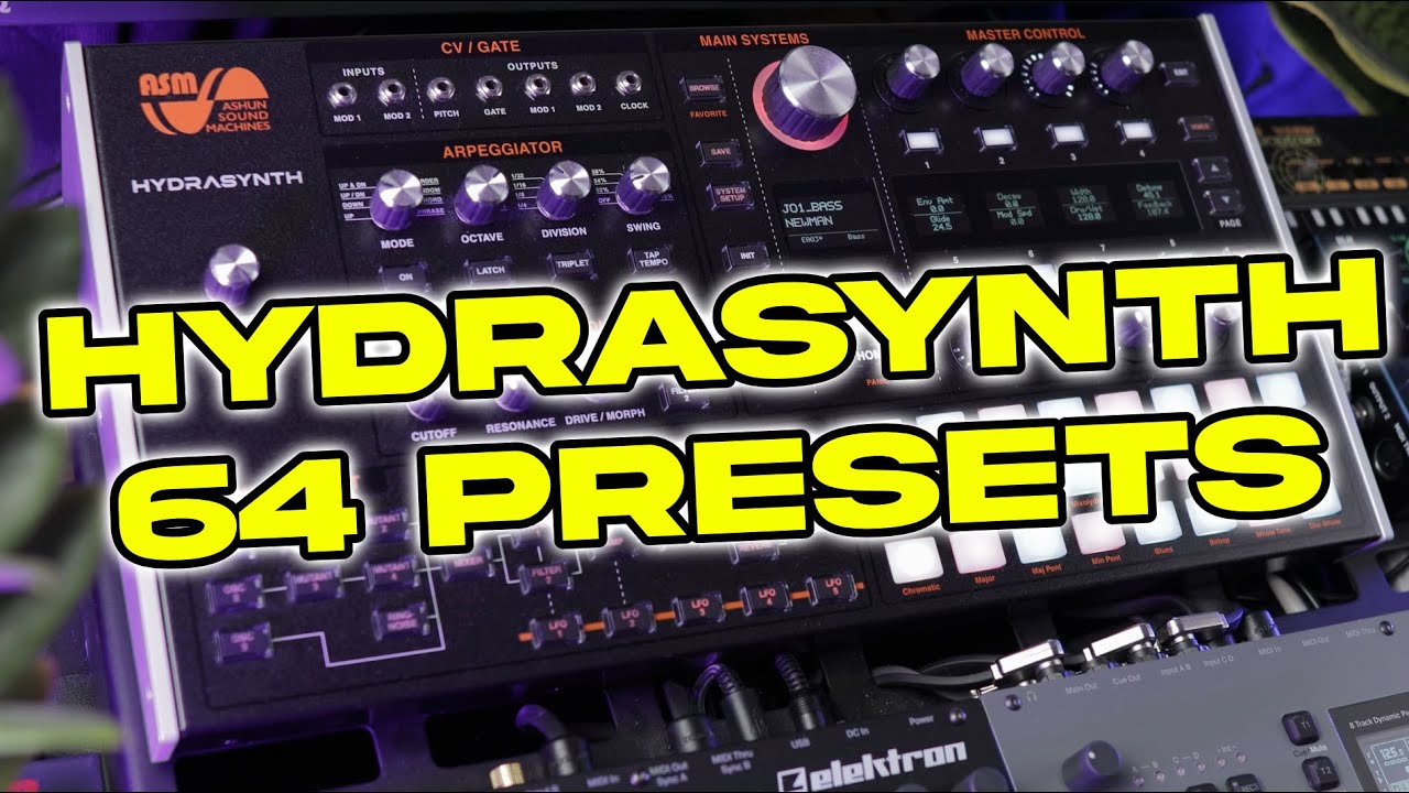 Hydrasynth Presets that you will actually use!