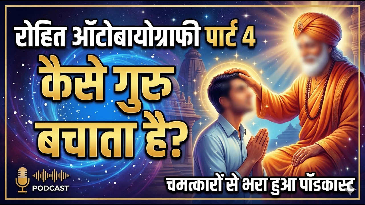 6/3/26 - रोहित ऑटोबायोग्राफी पार्ट 4 - कैसे गुरु बचाता है? चमत्कारों से भरा हुआ पॉडकास्ट!