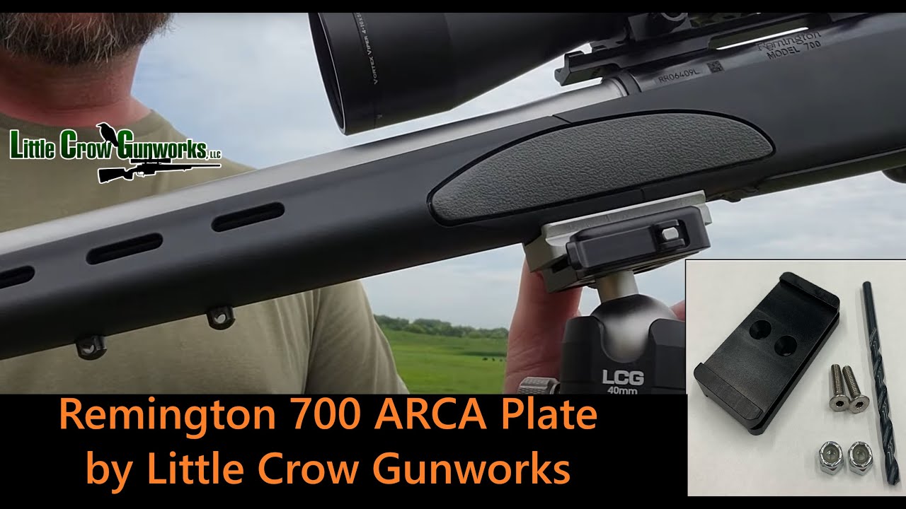 Remington 700 ARCA Plate by Little Crow Gunworks | Bolt Action ARCA Plate Made Easy